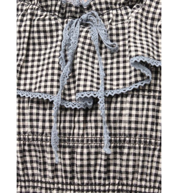 jouetie「ノースリチェックフリルロングワンピース」|ワンピース|