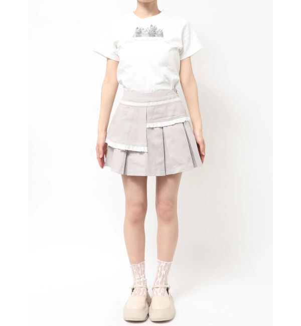 merry jenny「フリルレイヤードプリーツスカート」|スカート|
