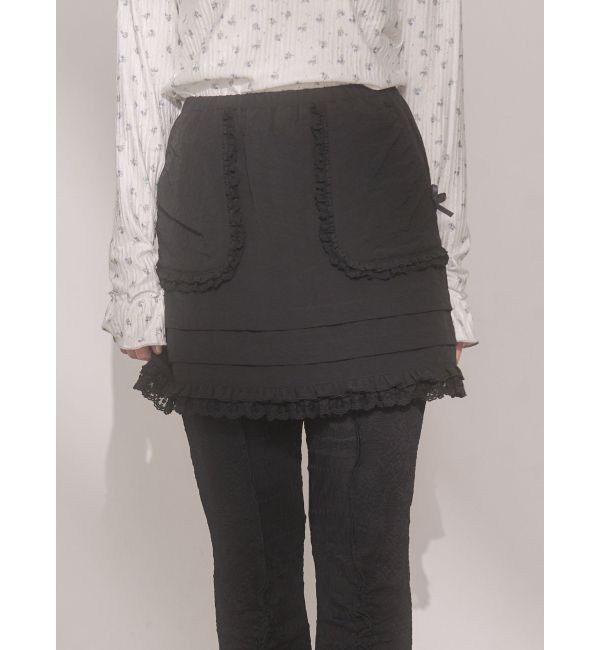 merry jenny「sugar frill ミニスカート」|スカート|ブラック
