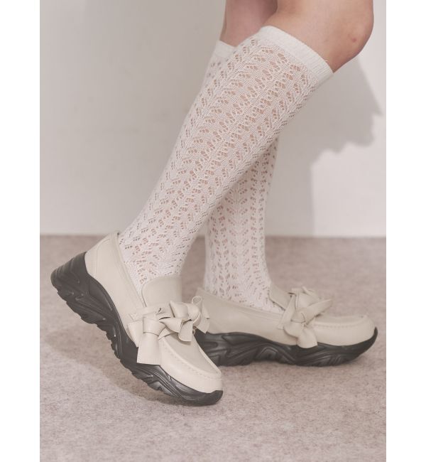 merry jenny「ribbonプラットフォームスニーカー」|スニーカー|