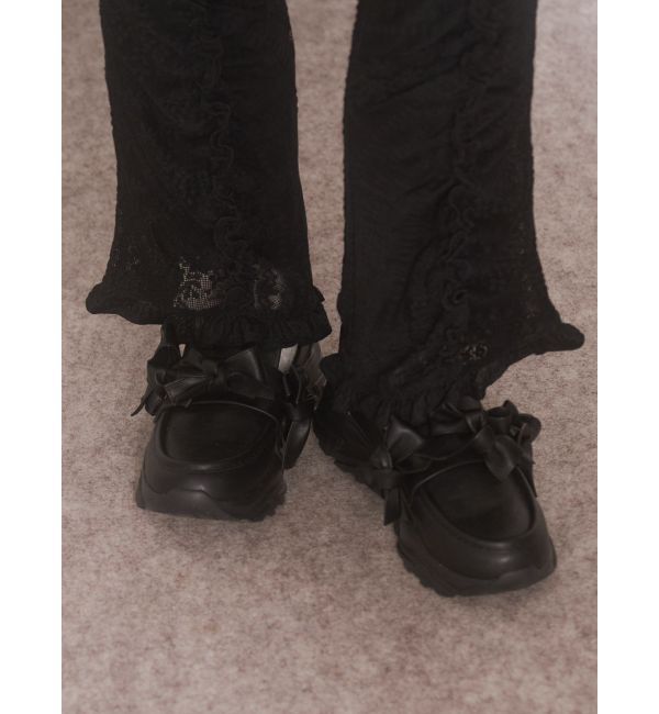 merry jenny「ribbonプラットフォームスニーカー」|スニーカー|