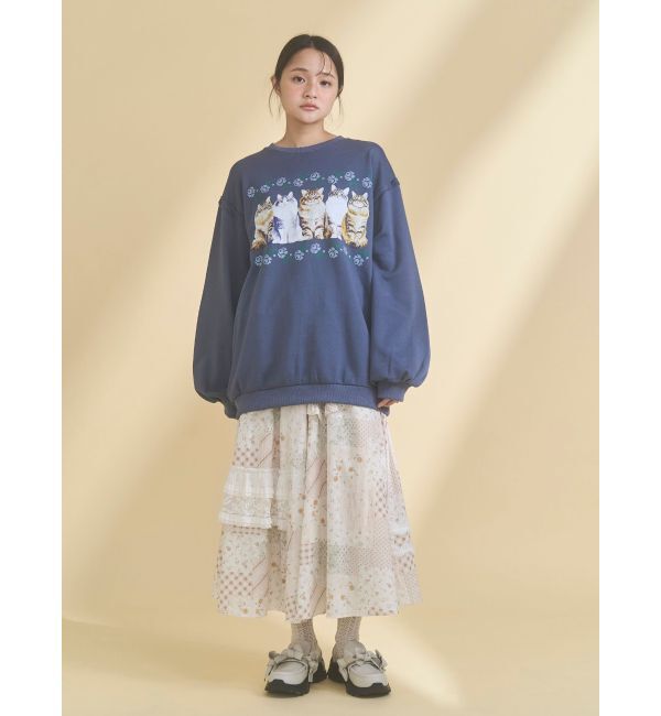 merry jenny「ribbonプラットフォームスニーカー」|スニーカー|