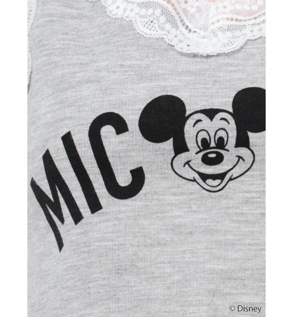 GYDA「Mickey Mouse / レースデザインタンクトップ」|タンクトップ|