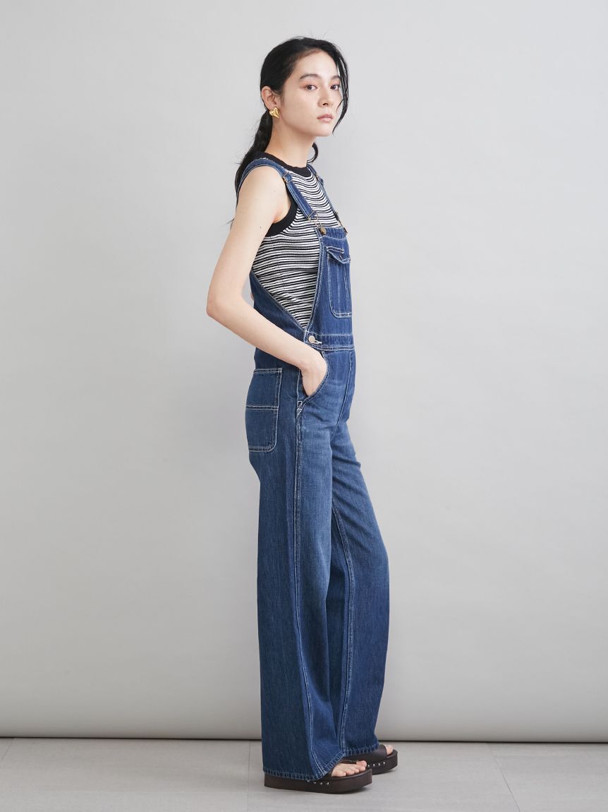 Mila Owen「デニムオーバーオール」|オールインワン|