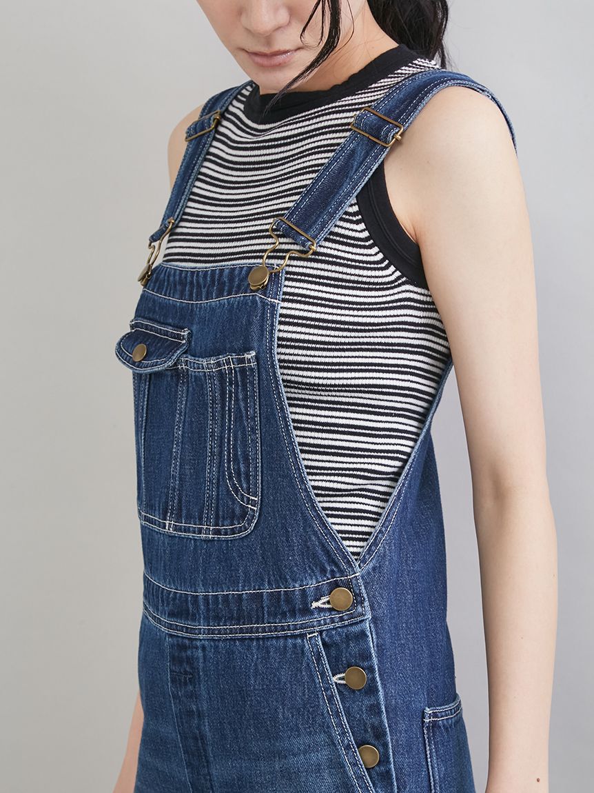 Mila Owen「デニムオーバーオール」|オールインワン|