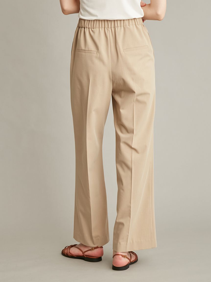 Mila Owen「【ウォッシャブル】肩リボンブラウスセミワイドパンツSET UP」|ワンピース|