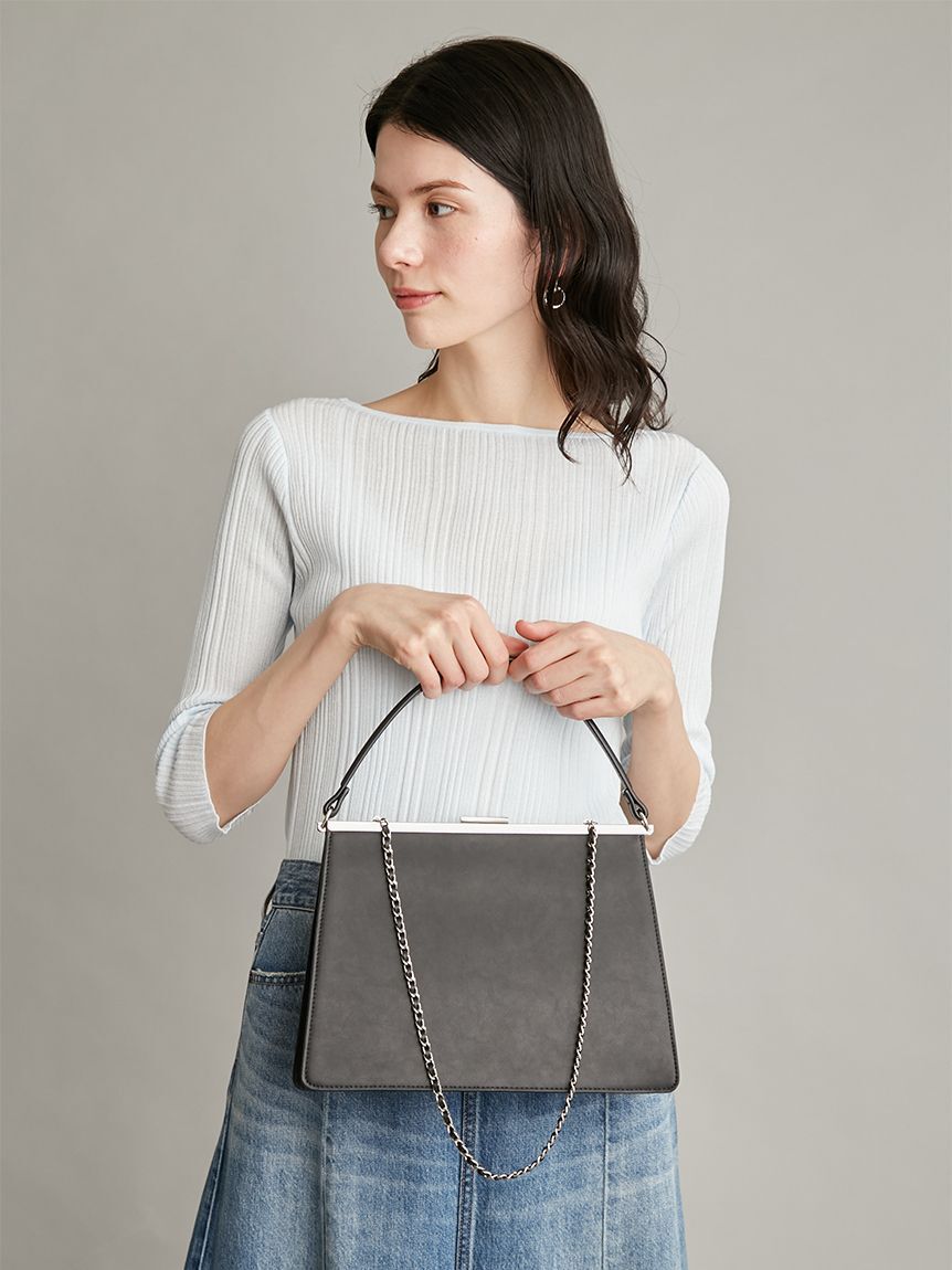 Mila Owen「メタルフレームハンド＆ショルダーバッグ」|ショルダー・メッセンジャー|