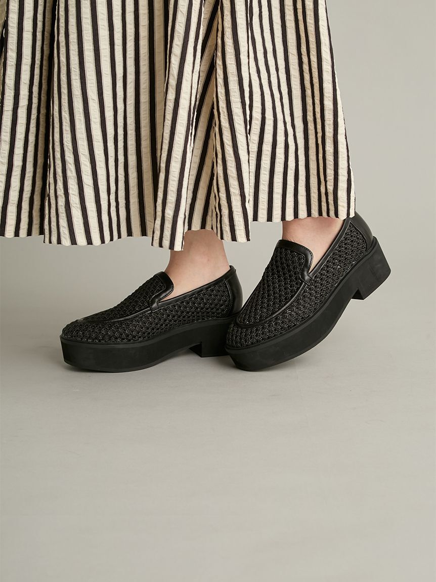 Mila Owen「メッシュローファー」|パンプス|