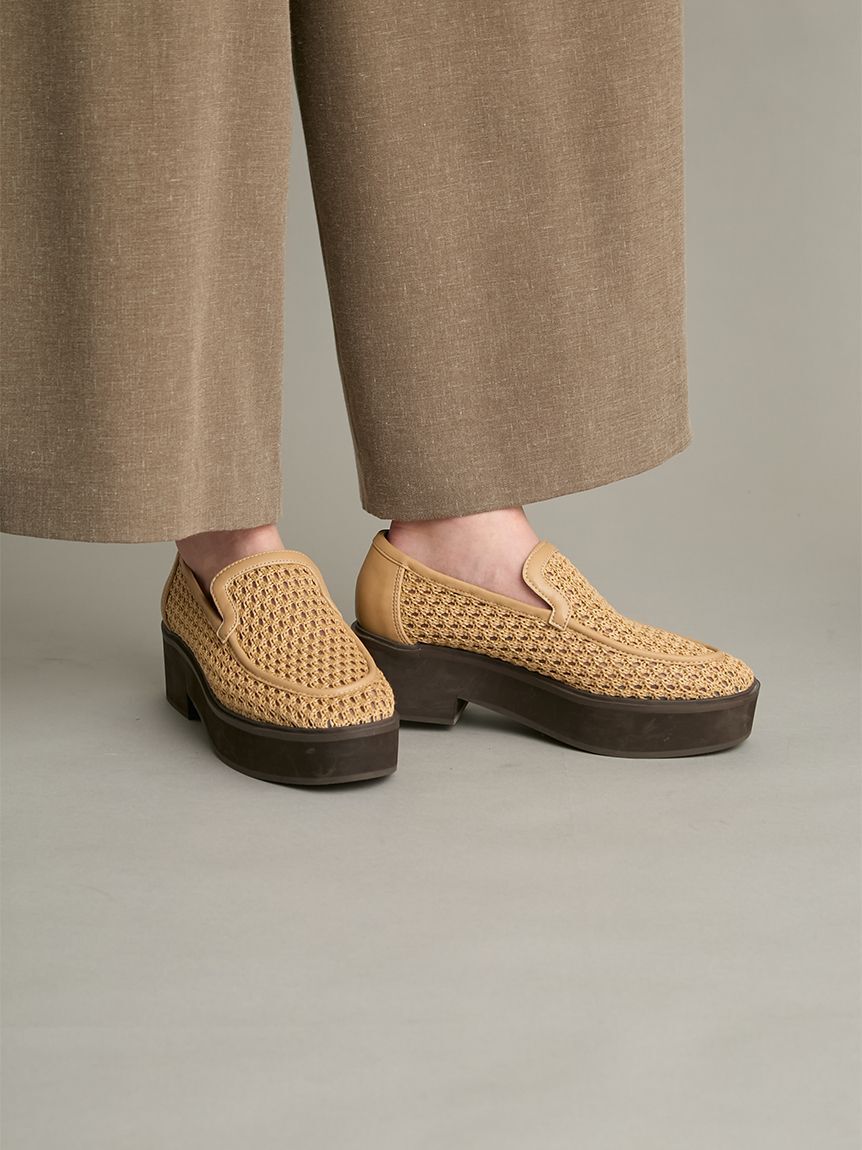 Mila Owen「メッシュローファー」|パンプス|