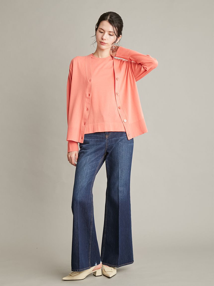 Mila Owen「【ウォッシャブル】アンサンブルギザコットンノースリニット」|タンクトップ|