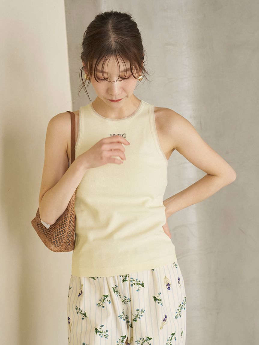 emmi atelier「【emmi&times;NYBG】リブタンクトップ」|タンクトップ|YEL
