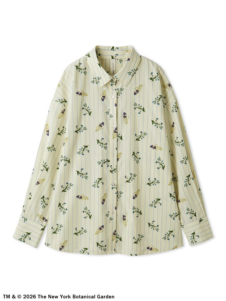 emmi atelier「【emmi&times;NYBG】ストライプリラックスシャツ【セットアップ対応】/ウォッシャブル」|シャツ・ブラウス|