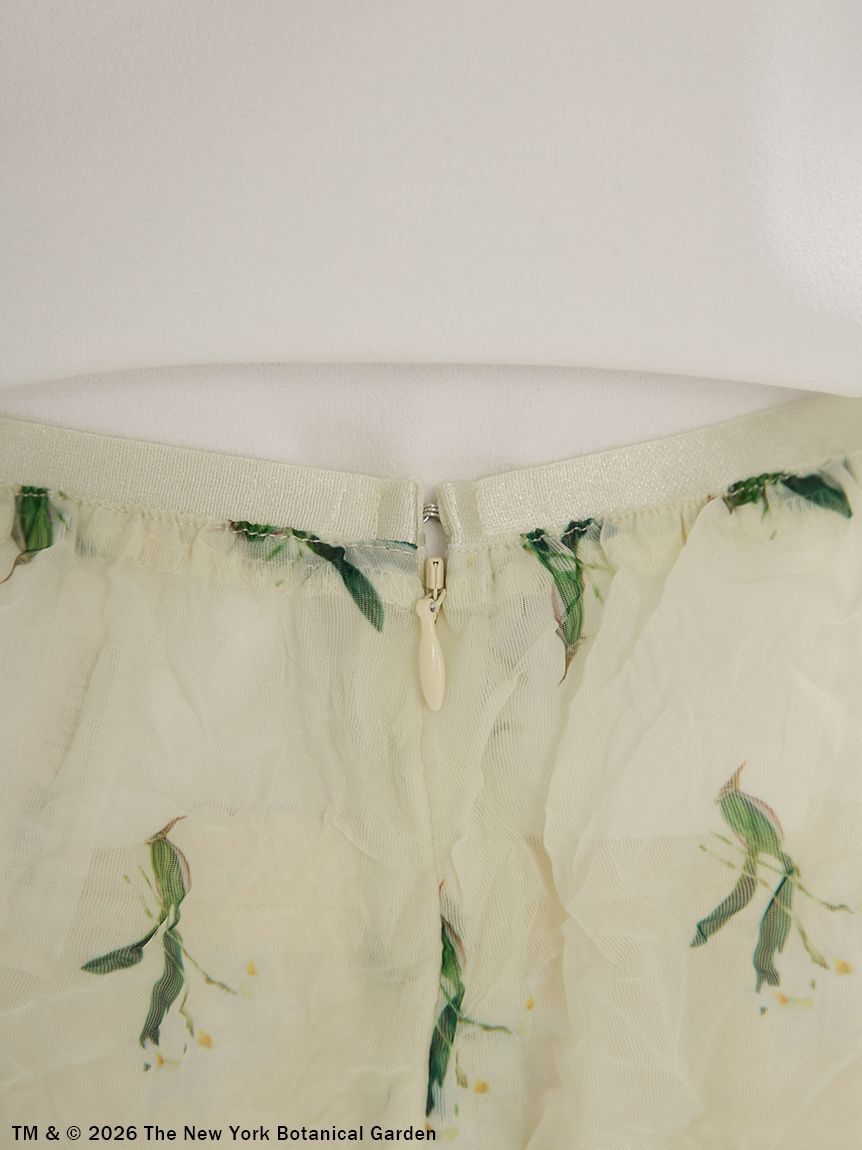 emmi atelier「【emmi&times;NYBG】フラワーワッシャースカート【セットアップ対応】/ハンドウォッシャブル」|スカート|