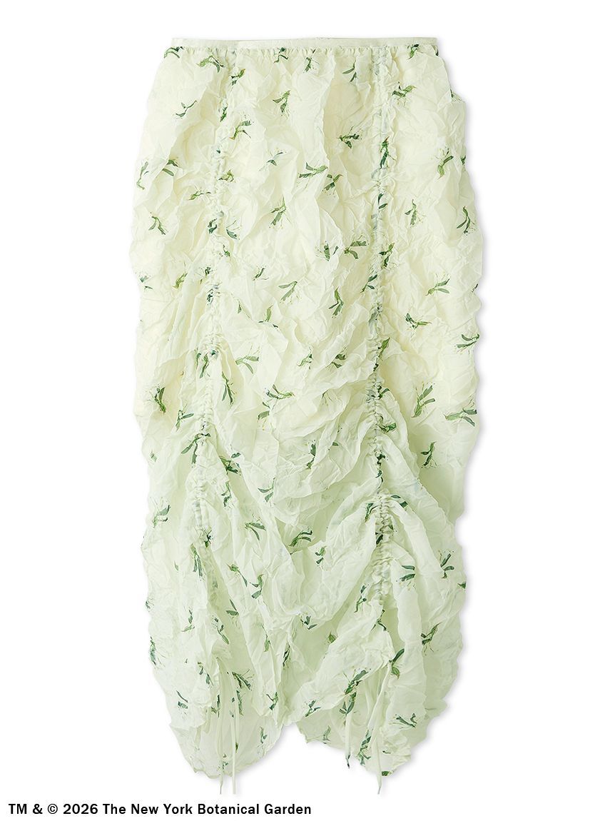 emmi atelier「【emmi&times;NYBG】フラワーワッシャースカート【セットアップ対応】/ハンドウォッシャブル」|スカート|