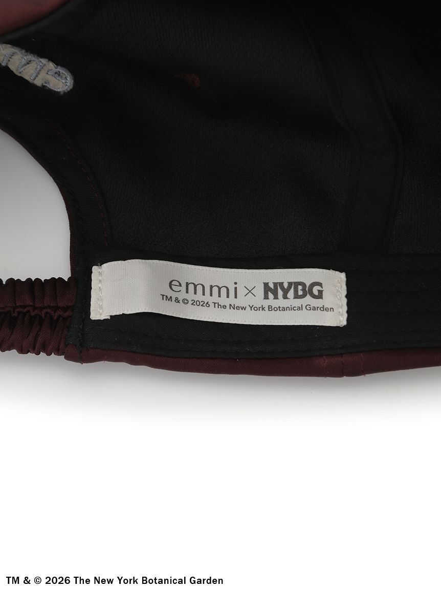 emmi atelier「【emmi&times;NYBG】サテンロゴキャップ」|キャップ・キャスケット|