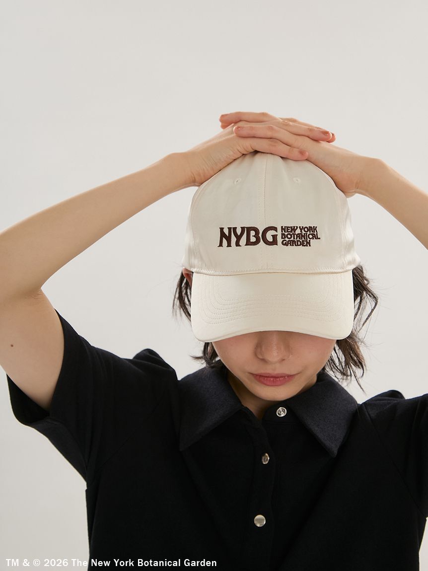 emmi atelier「【emmi&times;NYBG】サテンロゴキャップ」|キャップ・キャスケット|