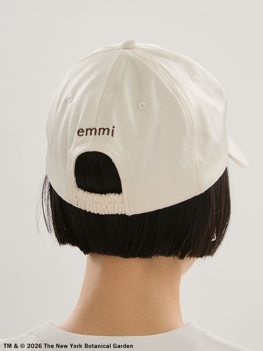 emmi atelier「【emmi&times;NYBG】サテンロゴキャップ」|キャップ・キャスケット|