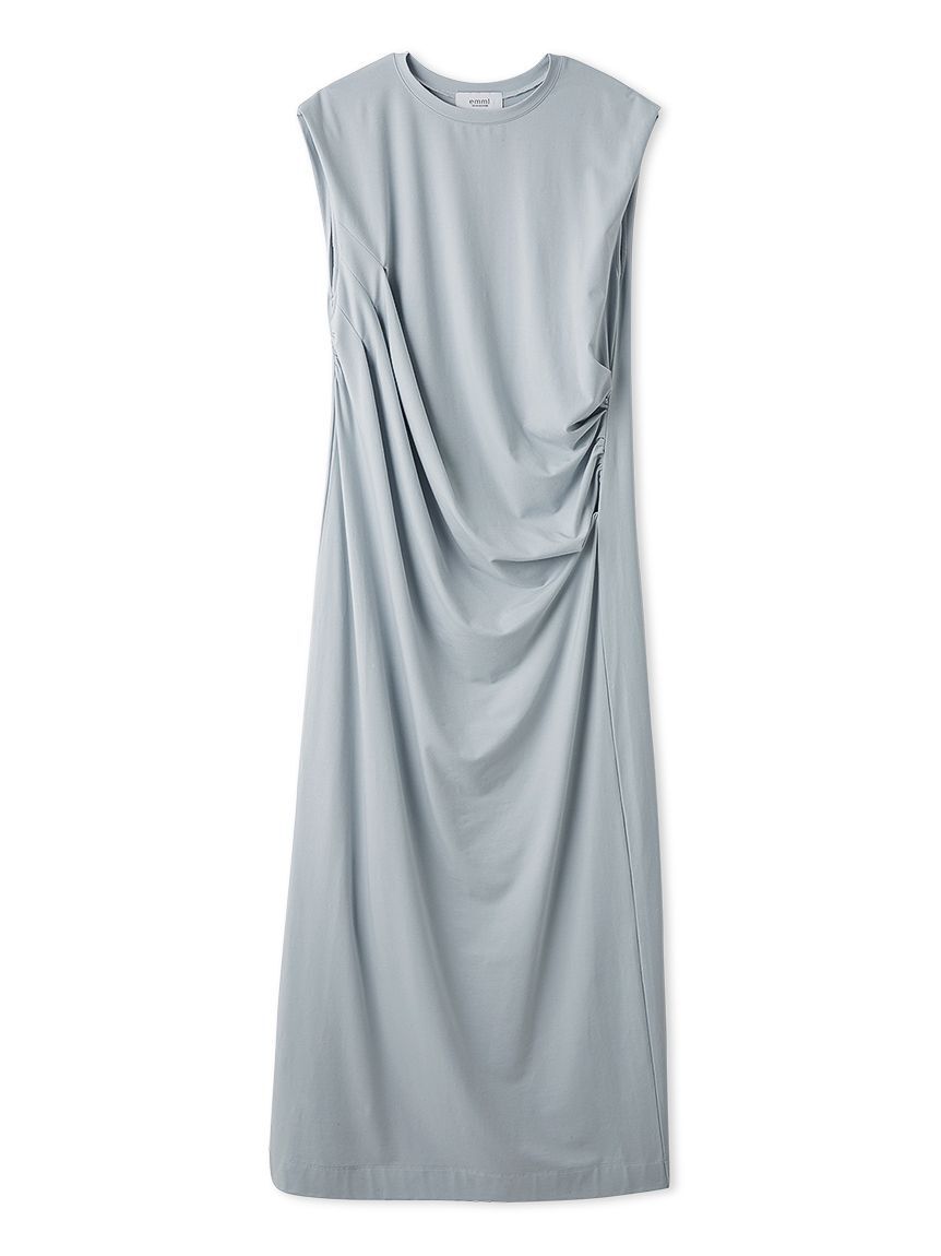 emmi atelier「【ICEDFABRIC＋(R)】ドレープカットソーワンピース/接触冷感」|ワンピース|