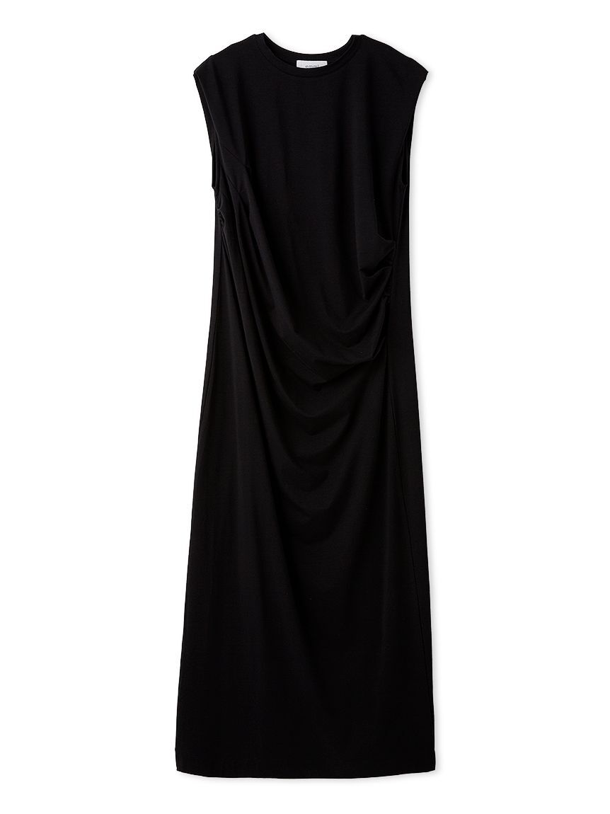 emmi atelier「【ICEDFABRIC＋(R)】ドレープカットソーワンピース/接触冷感」|ワンピース|