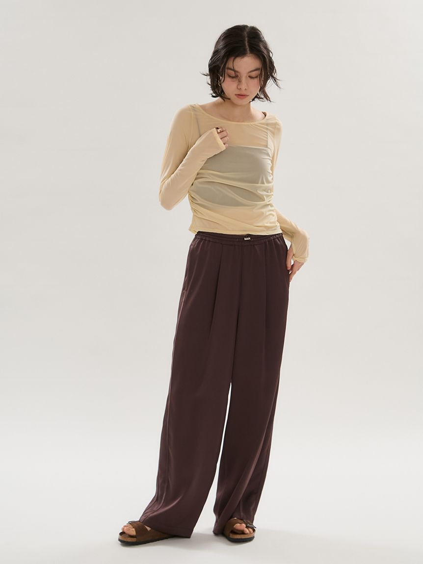 emmi atelier「パワーメッシュアクティブカットソー」|Tシャツ・カットソー|