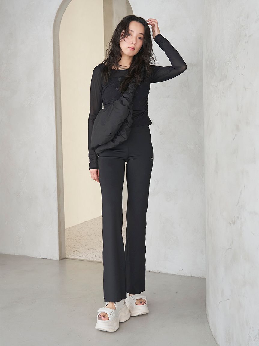 emmi atelier「パワーメッシュアクティブカットソー」|Tシャツ・カットソー|