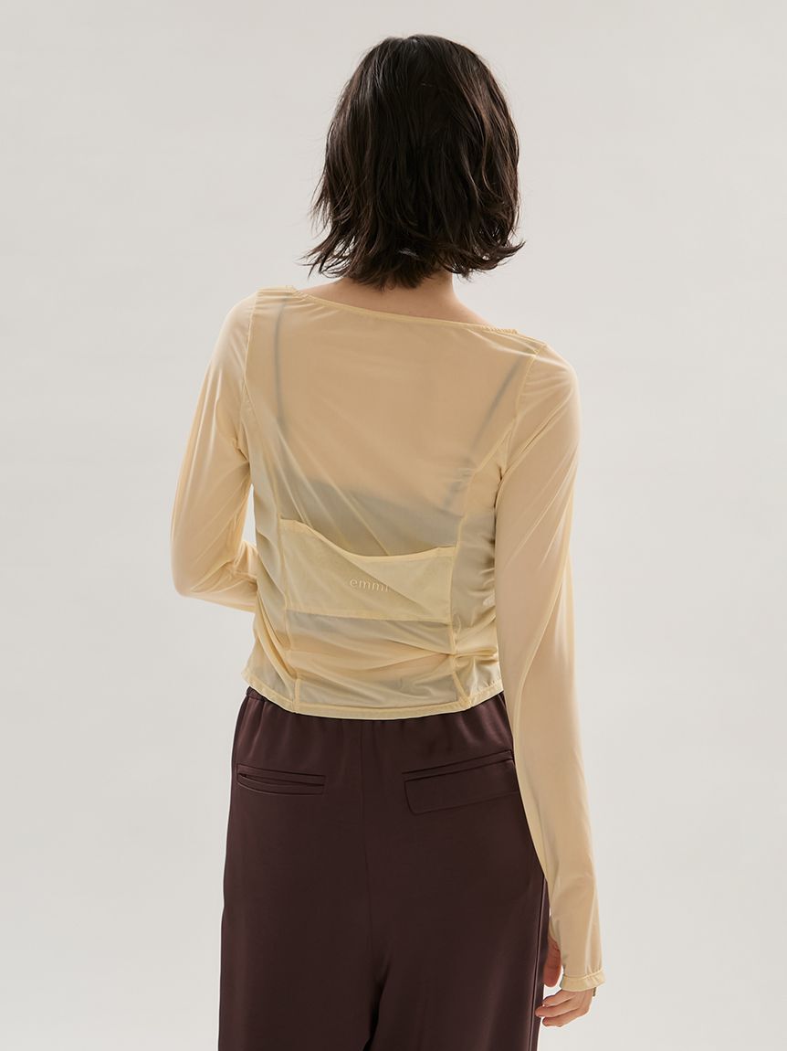 emmi atelier「パワーメッシュアクティブカットソー」|Tシャツ・カットソー|