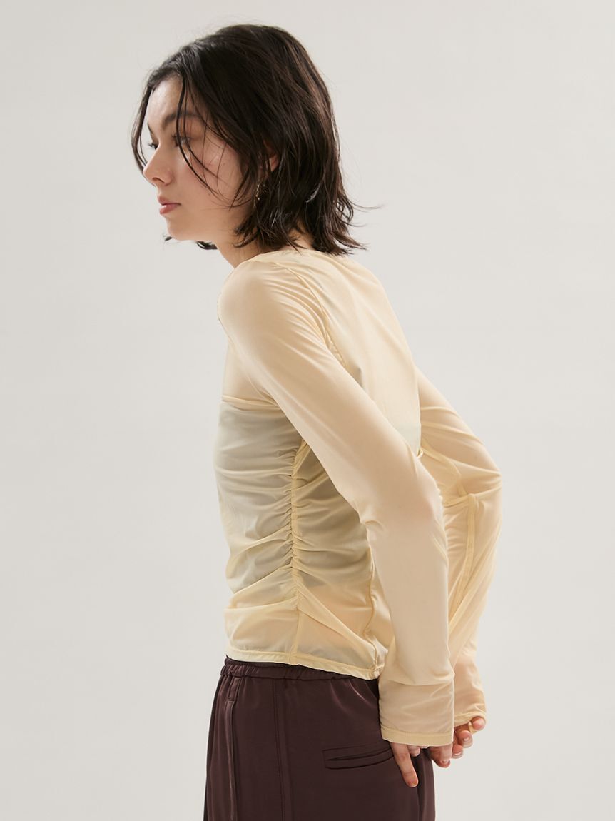 emmi atelier「パワーメッシュアクティブカットソー」|Tシャツ・カットソー|