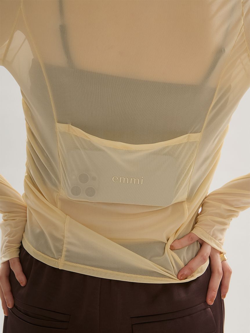 emmi atelier「パワーメッシュアクティブカットソー」|Tシャツ・カットソー|