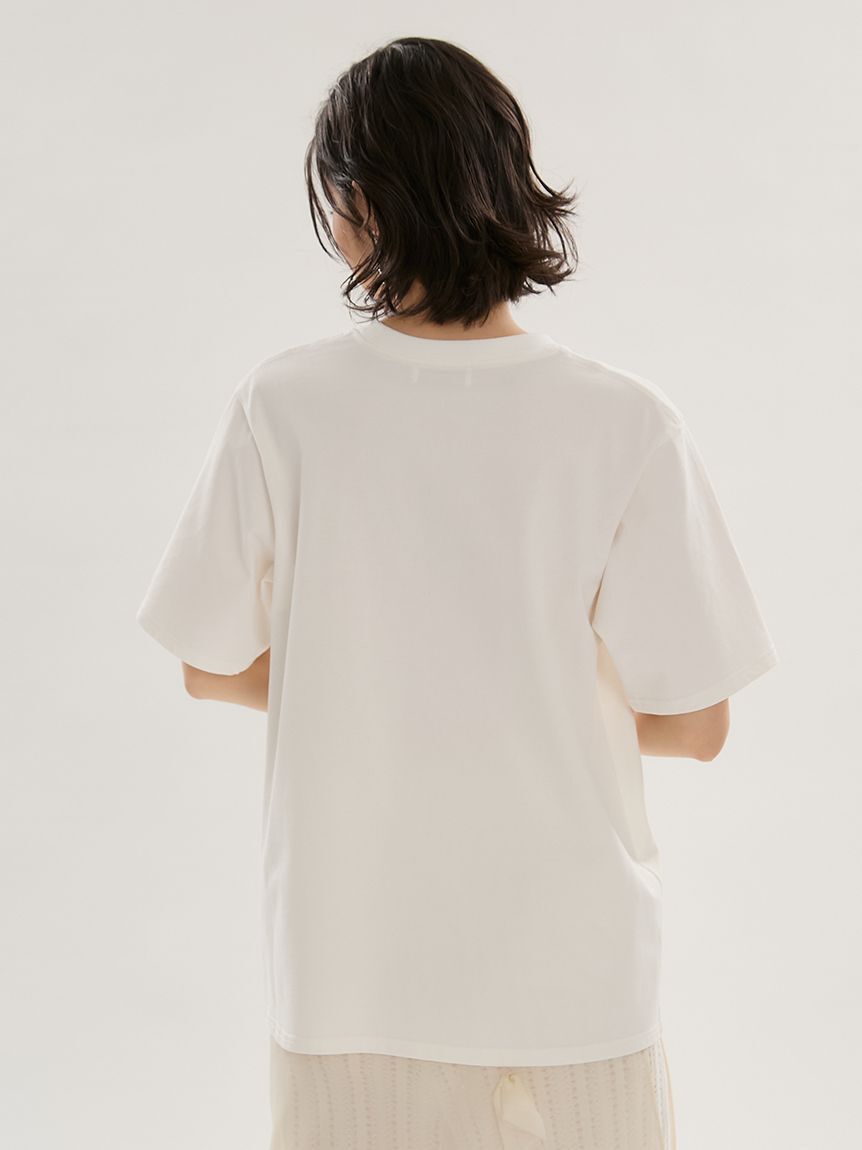 emmi atelier「Tシャツ&times;レースサテンキャミセット」|キャミソール|