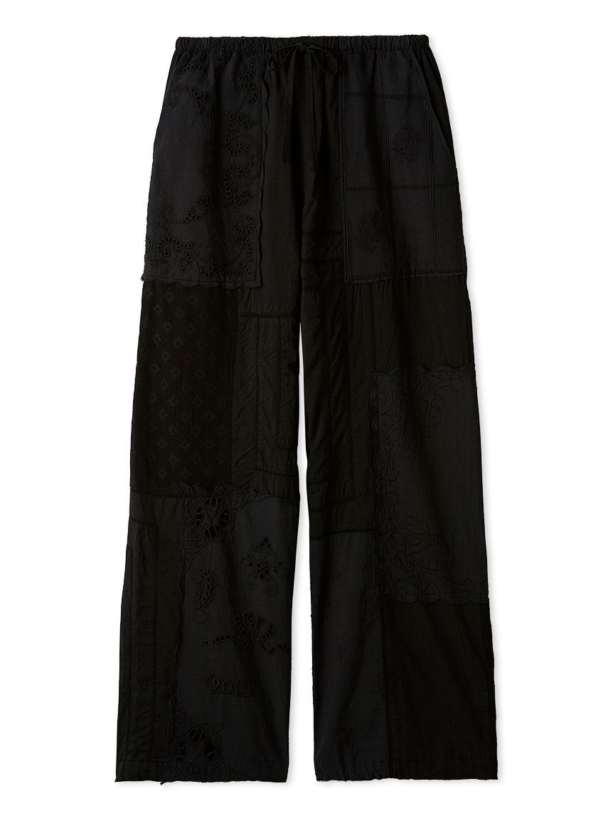 emmi atelier「コットンパッチワークイージーパンツ」|チノ|