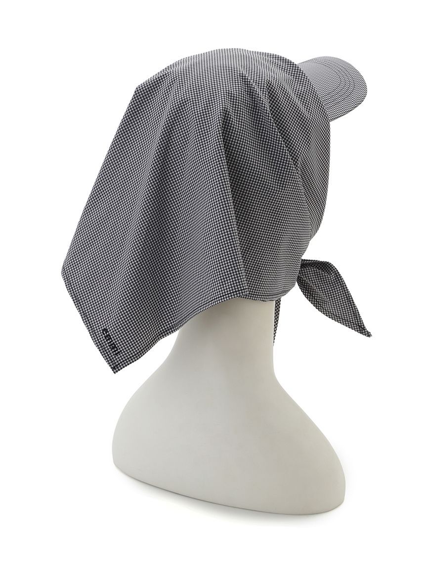 emmi atelier「スカーフ付きキャップ」|キャップ・キャスケット|