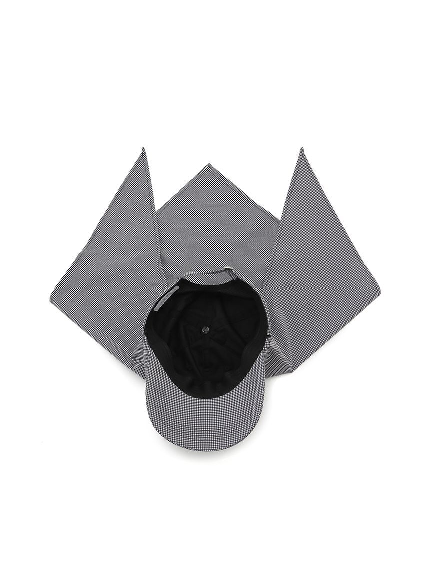 emmi atelier「スカーフ付きキャップ」|キャップ・キャスケット|