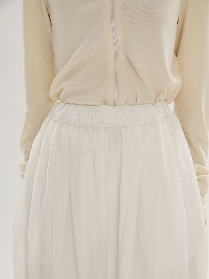 emmi atelier「ワッシャーナイロンタックイージーパンツ【セットアップ対応】」|チノ|