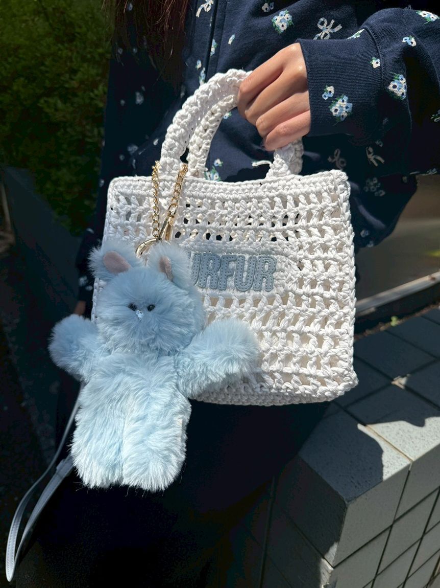 FURFUR「【限定カラー】ラフィアロゴトートバッグ」|トートバッグ|