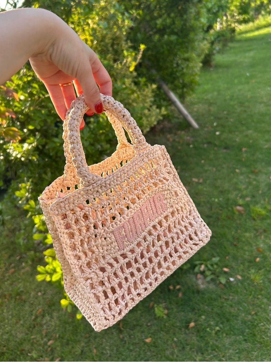 FURFUR「【限定カラー】ラフィアロゴトートバッグ」|トートバッグ|