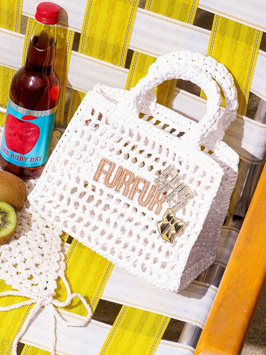 FURFUR「【限定カラー】ラフィアロゴトートバッグ」|トートバッグ|
