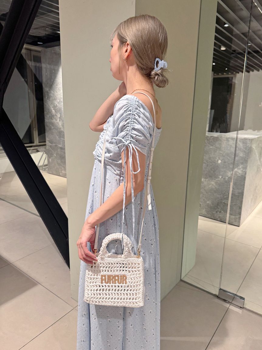 FURFUR「【限定カラー】ラフィアロゴトートバッグ」|トートバッグ|