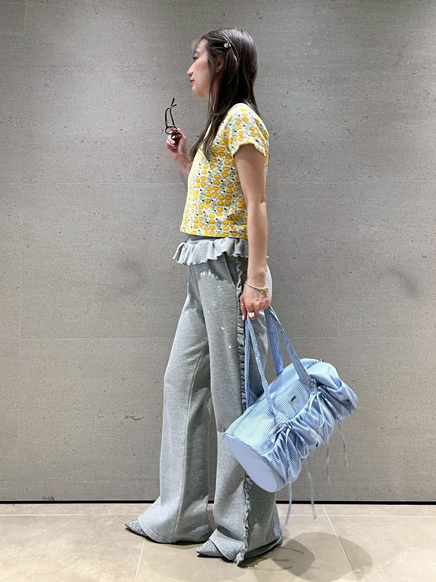 FURFUR「【WEB限定カラー】リボンドラムバッグ」|ショルダー・メッセンジャー|