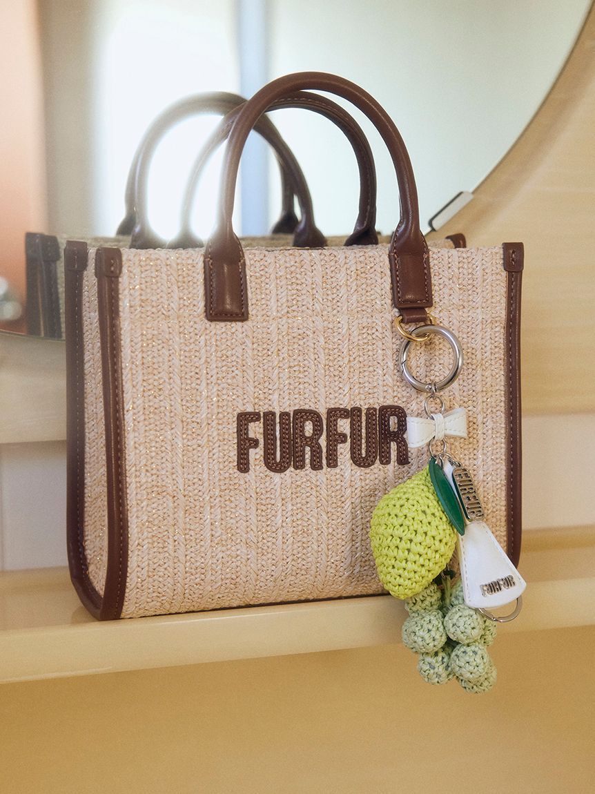 FURFUR「【限定カラー】ラフィアロゴトートバッグ」|トートバッグ|