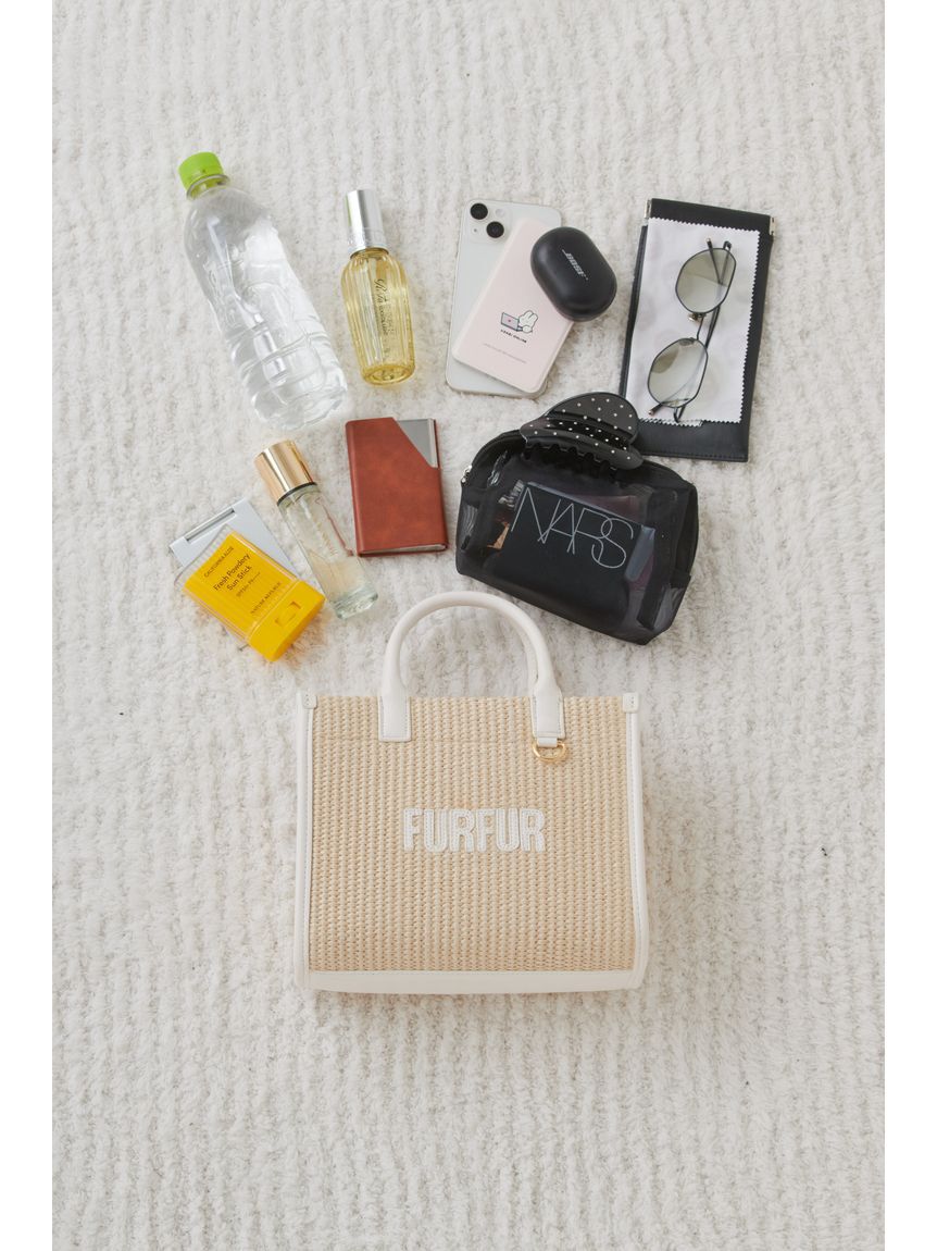 FURFUR「【限定カラー】ラフィアロゴトートバッグ」|トートバッグ|