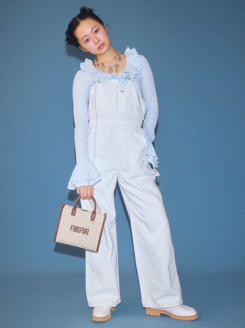 FURFUR「【限定カラー】ラフィアロゴトートバッグ」|トートバッグ|