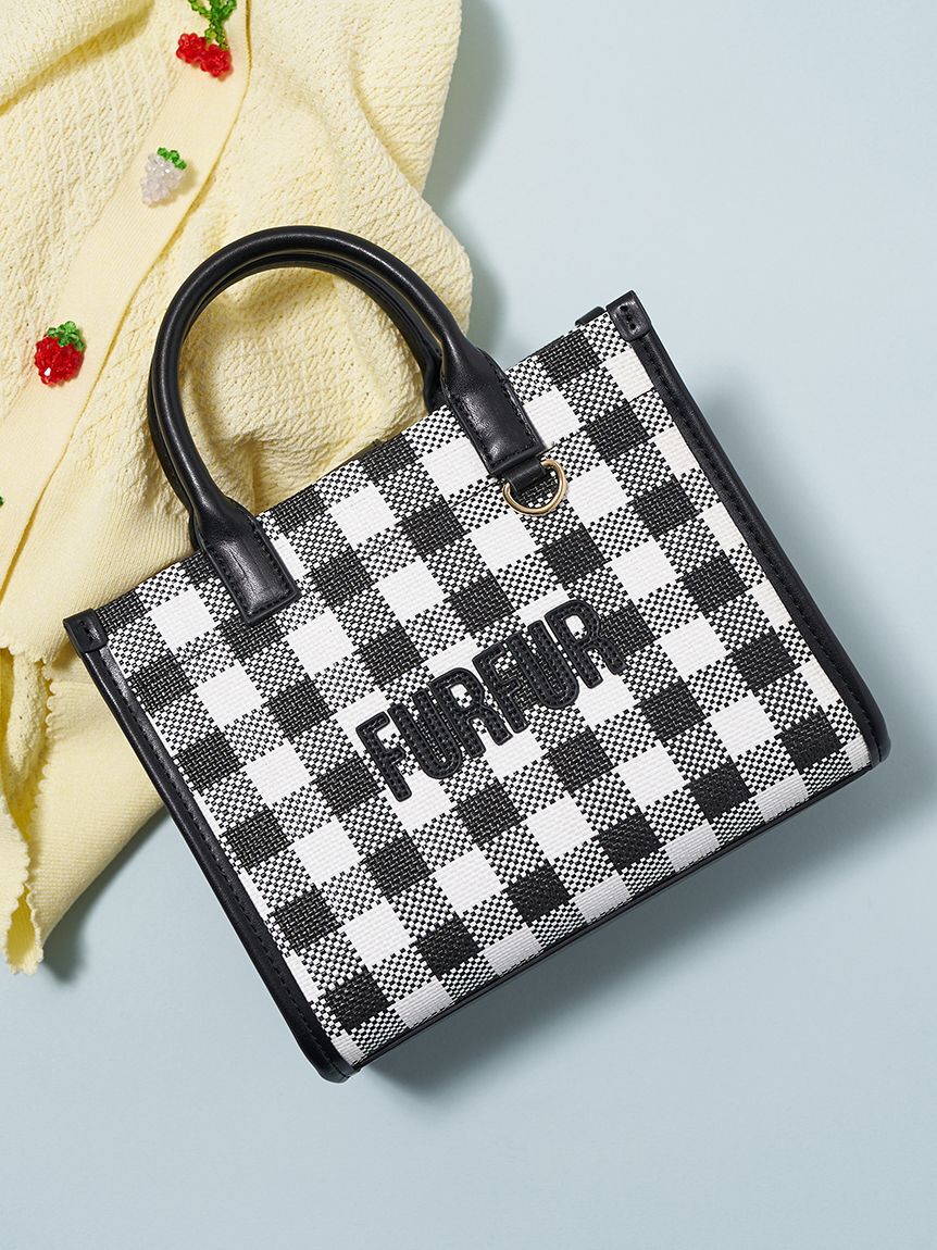 FURFUR「【限定カラー】ラフィアロゴトートバッグ」|トートバッグ|