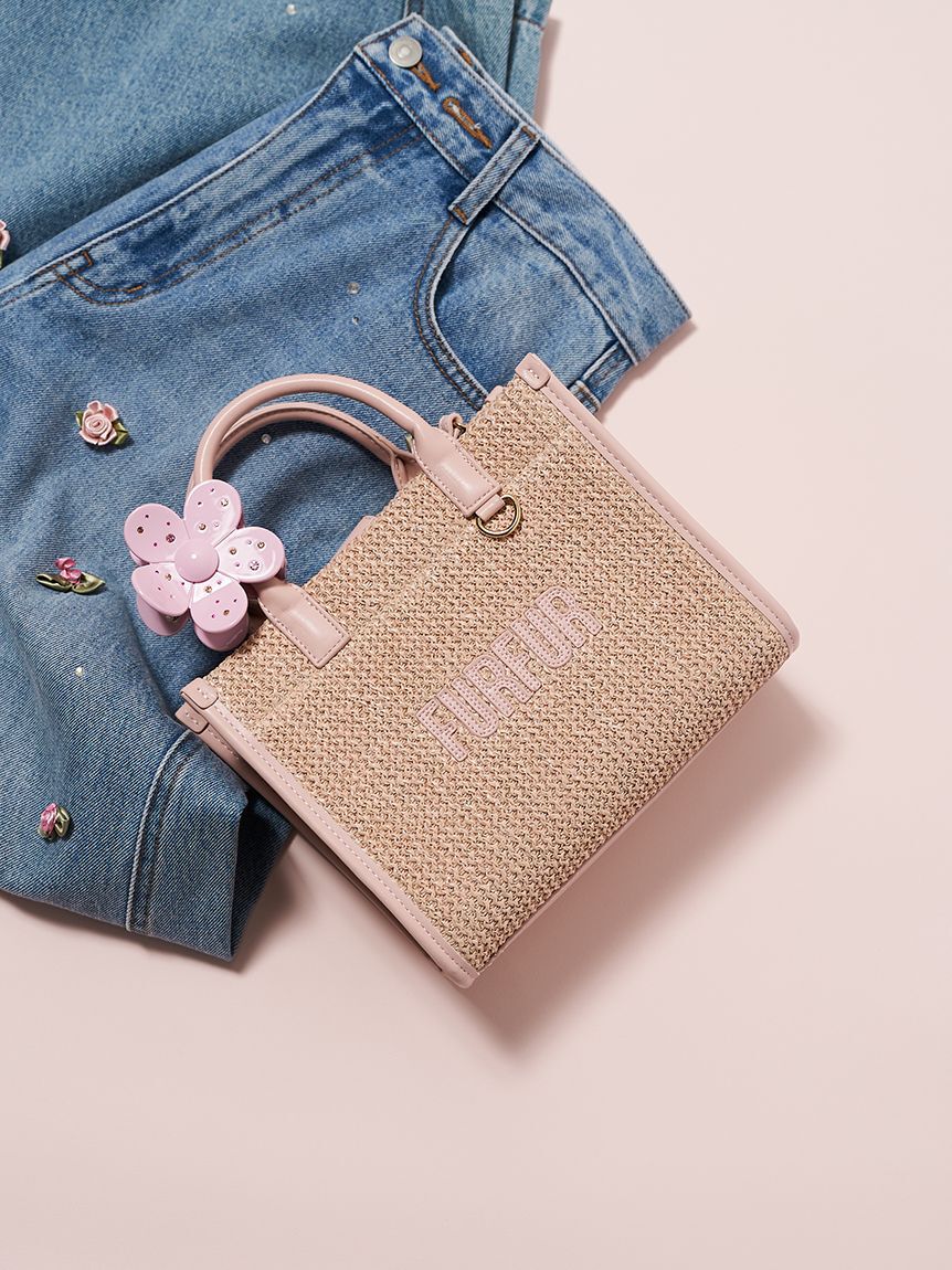 FURFUR「【限定カラー】ラフィアロゴトートバッグ」|トートバッグ|