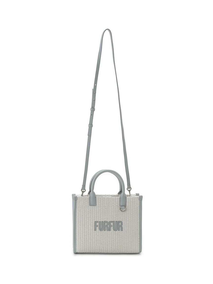 FURFUR「【限定カラー】ラフィアロゴトートバッグ」|トートバッグ|