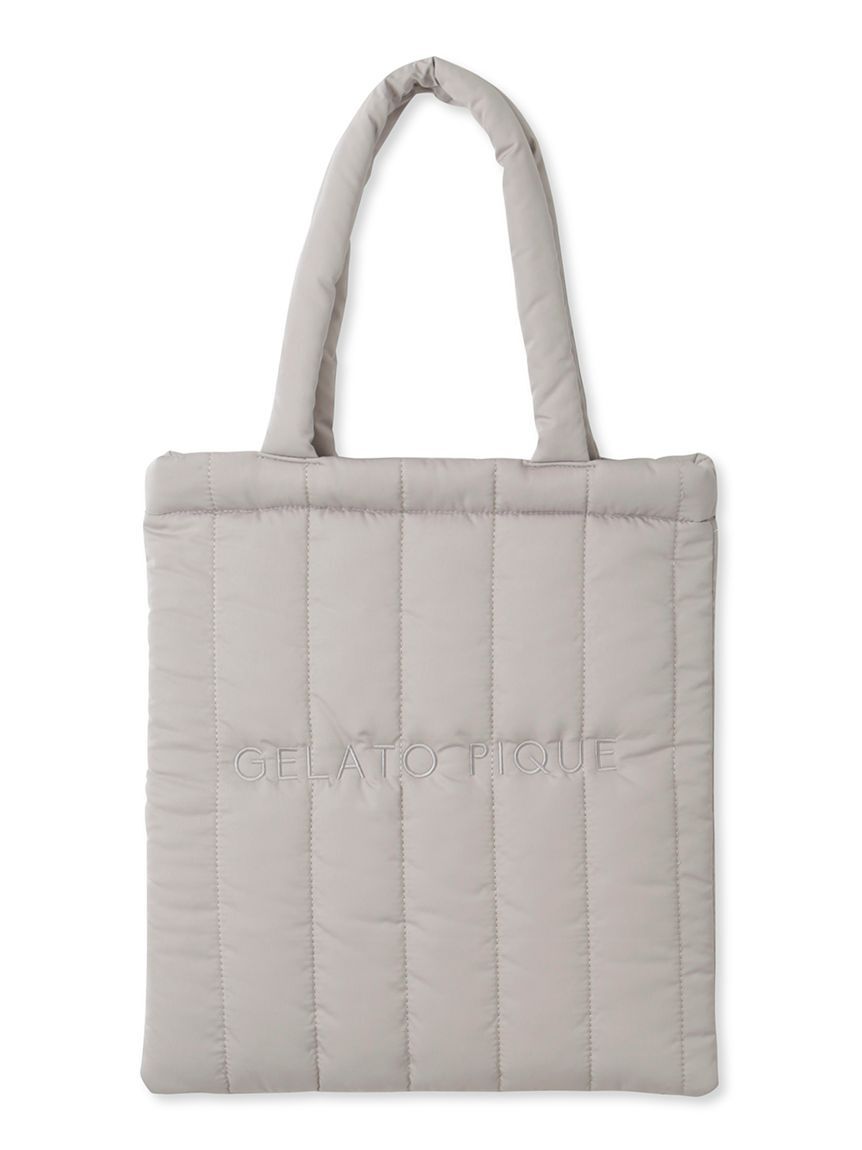 gelato pique「【ONLINE限定】キルティングトートバッグ」|トートバッグ|GRY
