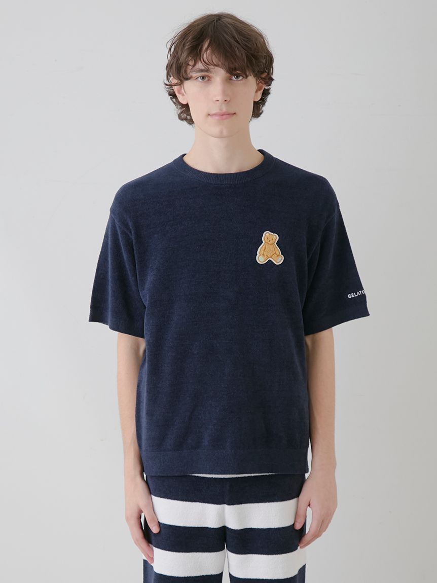 GELATO PIQUE HOMME「【ONLINE限定】【HOMME】エアモコベアワンポイントセットアップ」|ルームウェア|