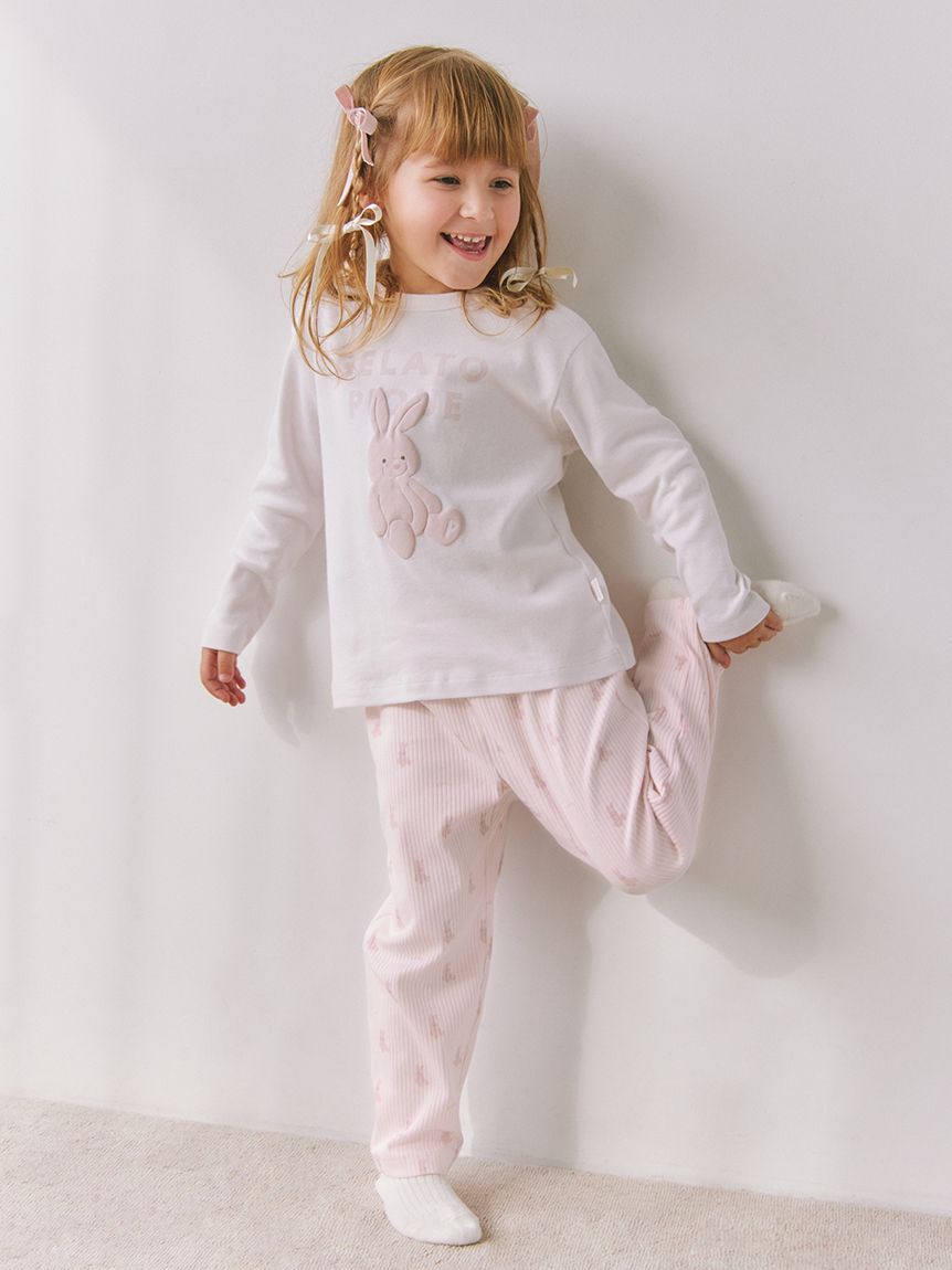 GELATO PIQUE KIDS & BABY「【KIDS】ぬいぐるみ柄ロングパンツ」|ルームウェア|
