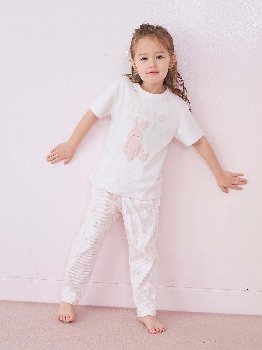GELATO PIQUE KIDS & BABY「【KIDS】ぬいぐるみ柄ロングパンツ」|ルームウェア|