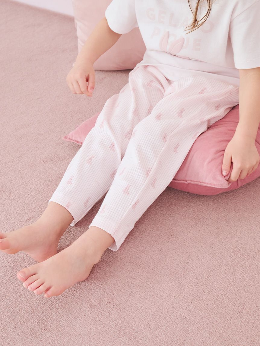 GELATO PIQUE KIDS & BABY「【KIDS】ぬいぐるみ柄ロングパンツ」|ルームウェア|