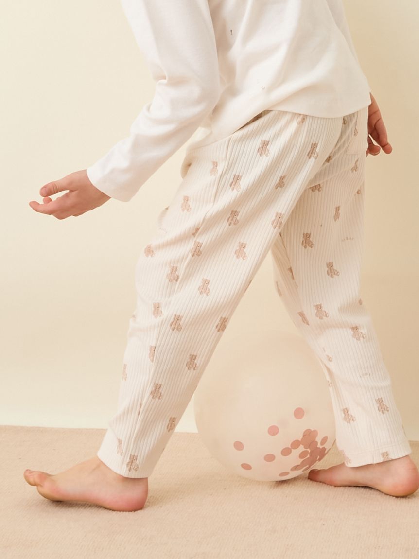 GELATO PIQUE KIDS & BABY「【KIDS】ぬいぐるみ柄ロングパンツ」|ルームウェア|